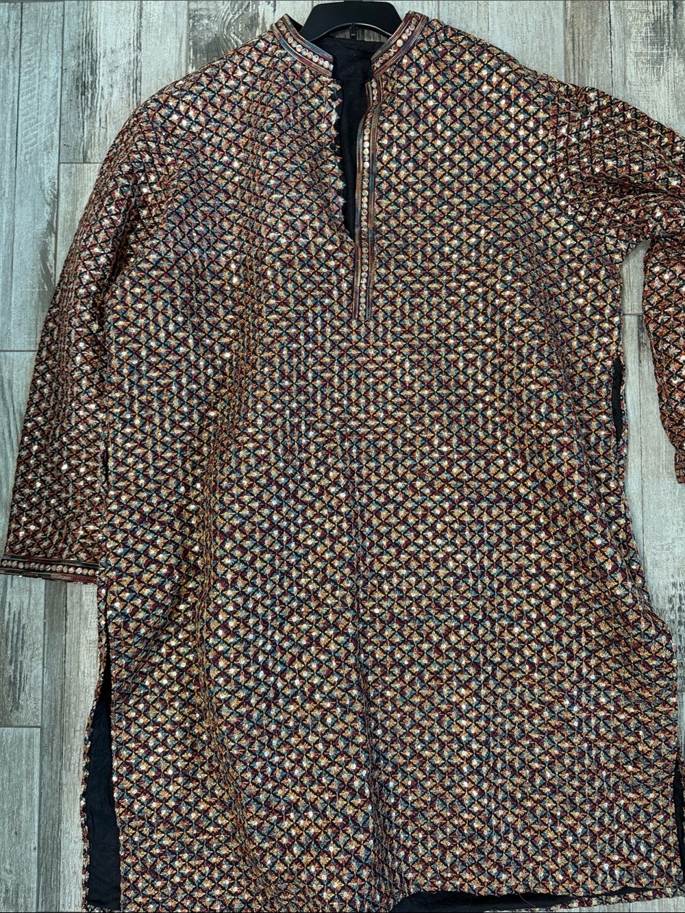 Embellished Multicolor Men’s Kurta